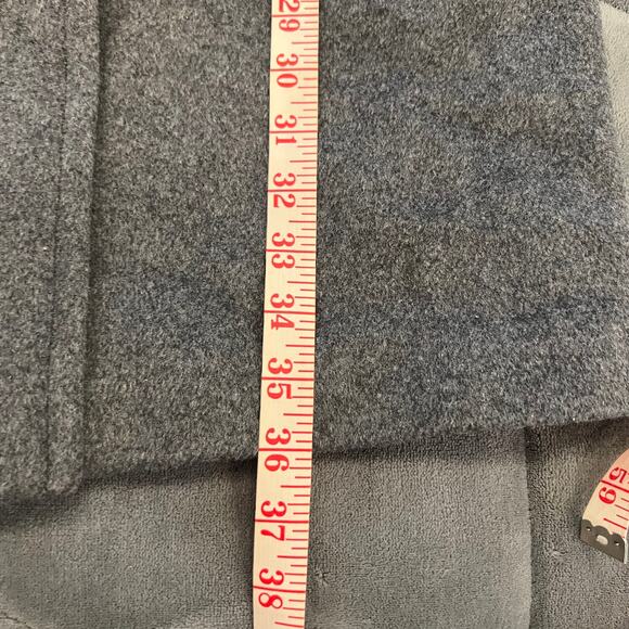 New without tags Sam Edelman Double Breasted Wool Blend Twill Coat Lapel - Picture 13 of 14